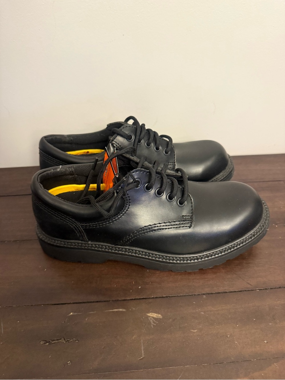 State Street SafeTstep Men’s Black Slip Resistant Oxford Work Shoes Size 8
